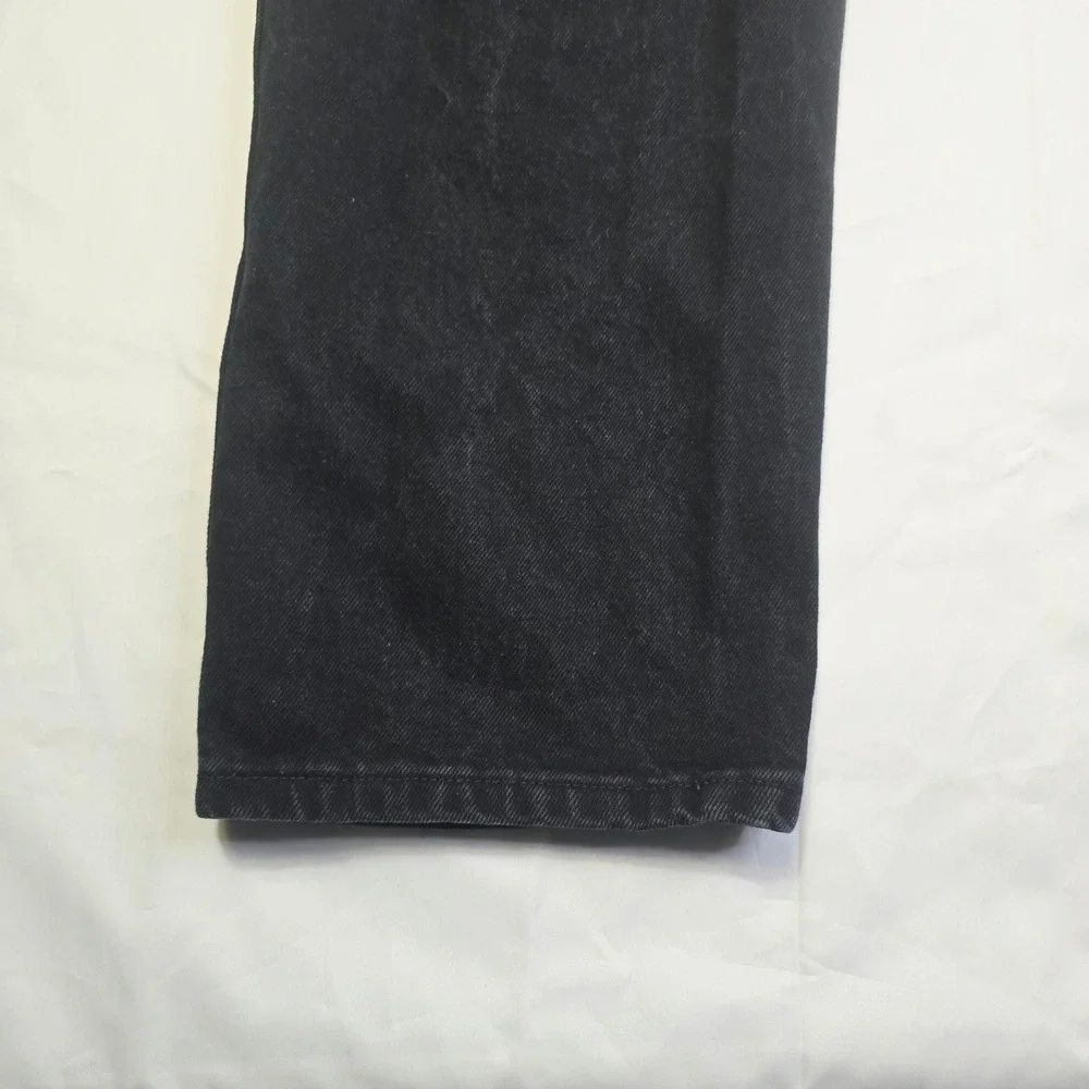 Rustler Men's Regular Fit Denim Jeans 36x32 Black Straight Leg Cotton T10